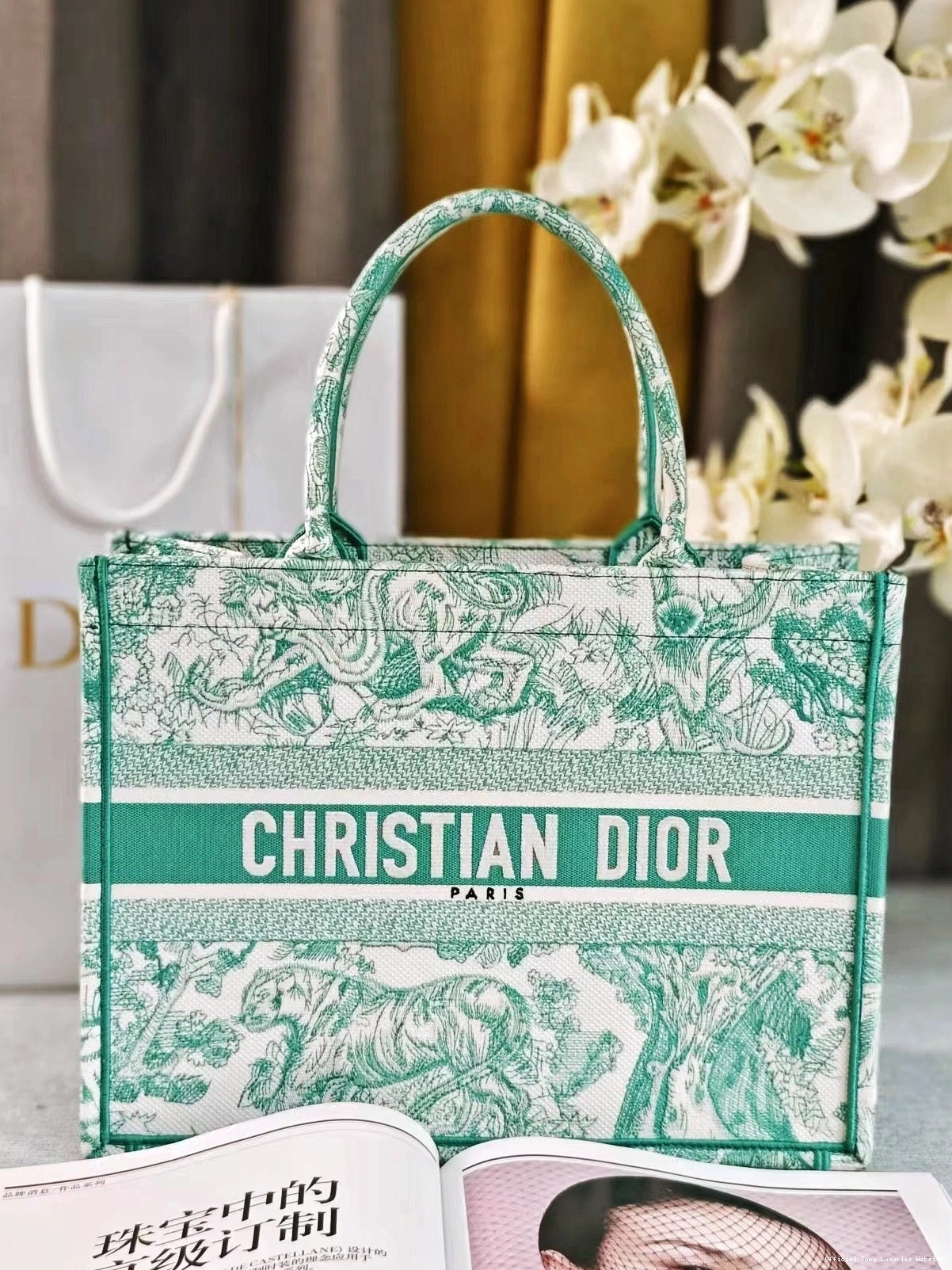 Tony Luxuries diro MEDIUM BOOK TOTE-36*18*28CM 0813